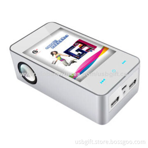 Portable 2,000mA power bank, built-in Bluetooth speaker